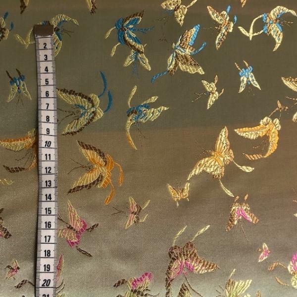 YELLOW BUTTERFLY Satin aus China